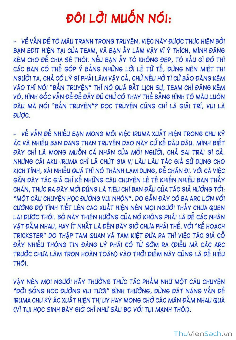 Truyện Tranh Chào Mừng Cậu Đến Trường Iruma-Kun trang 7