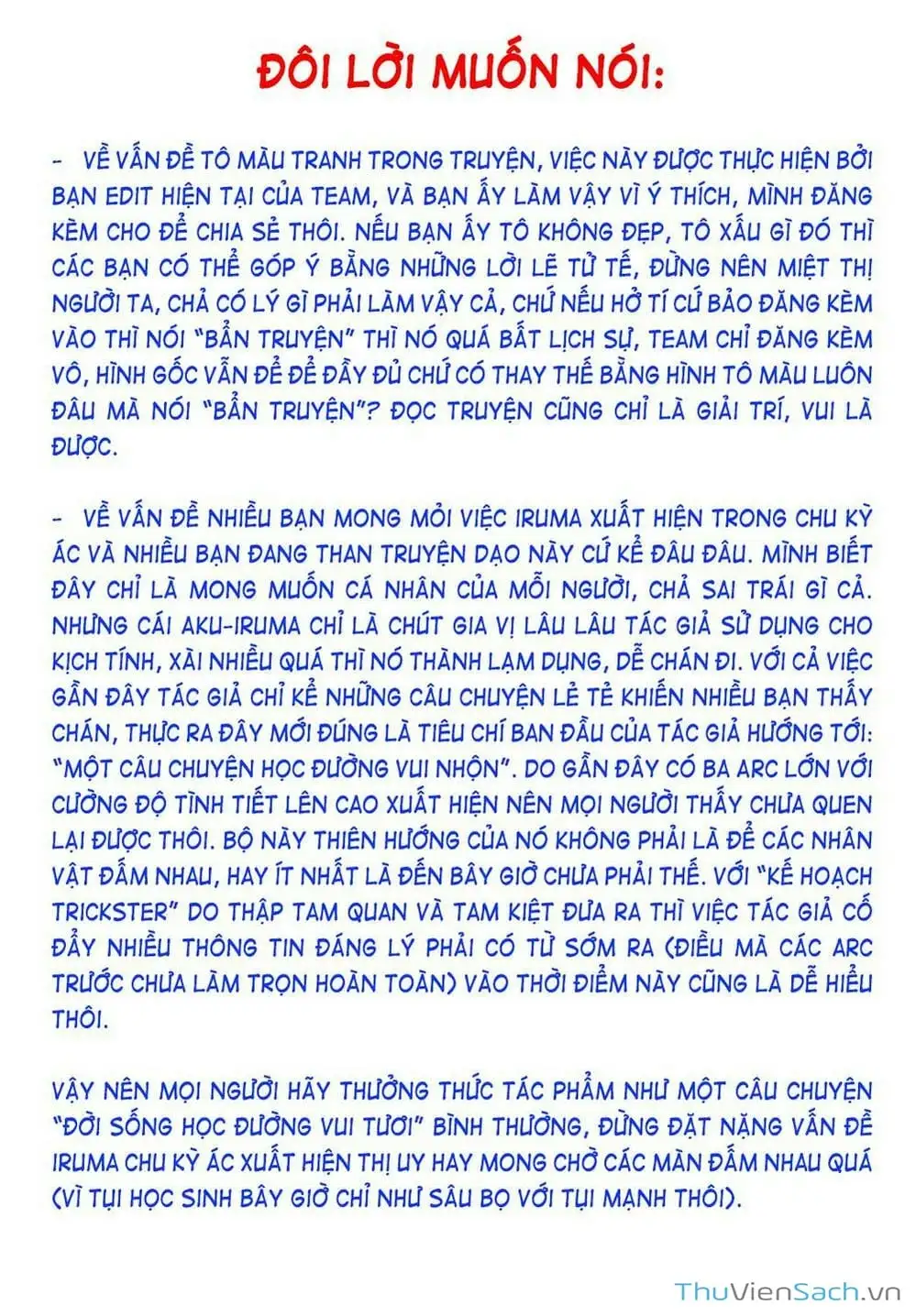 Truyện Tranh Chào Mừng Cậu Đến Trường Iruma-Kun trang 7