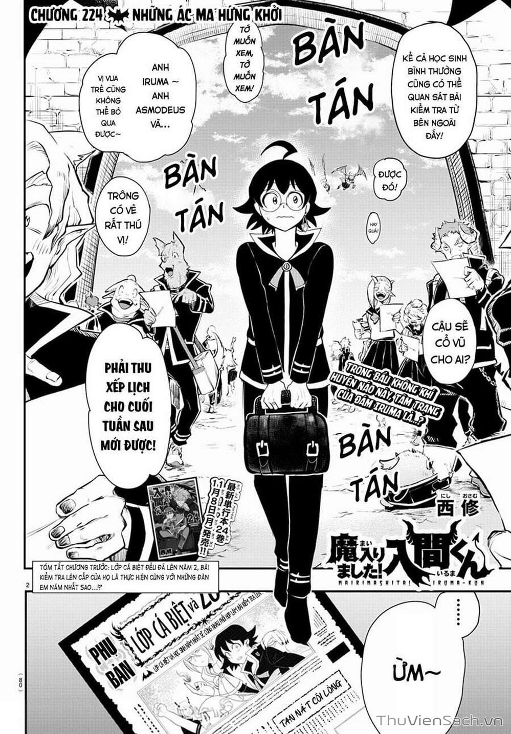 Truyện Tranh Chào Mừng Cậu Đến Trường Iruma-Kun trang 7