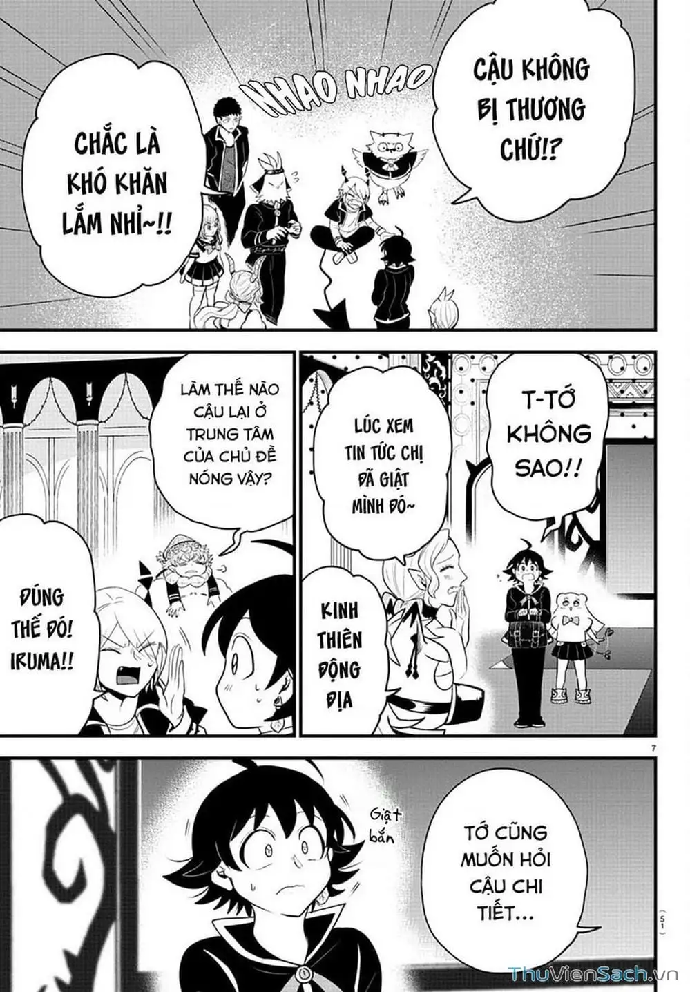 Truyện Tranh Chào Mừng Cậu Đến Trường Iruma-Kun trang 7