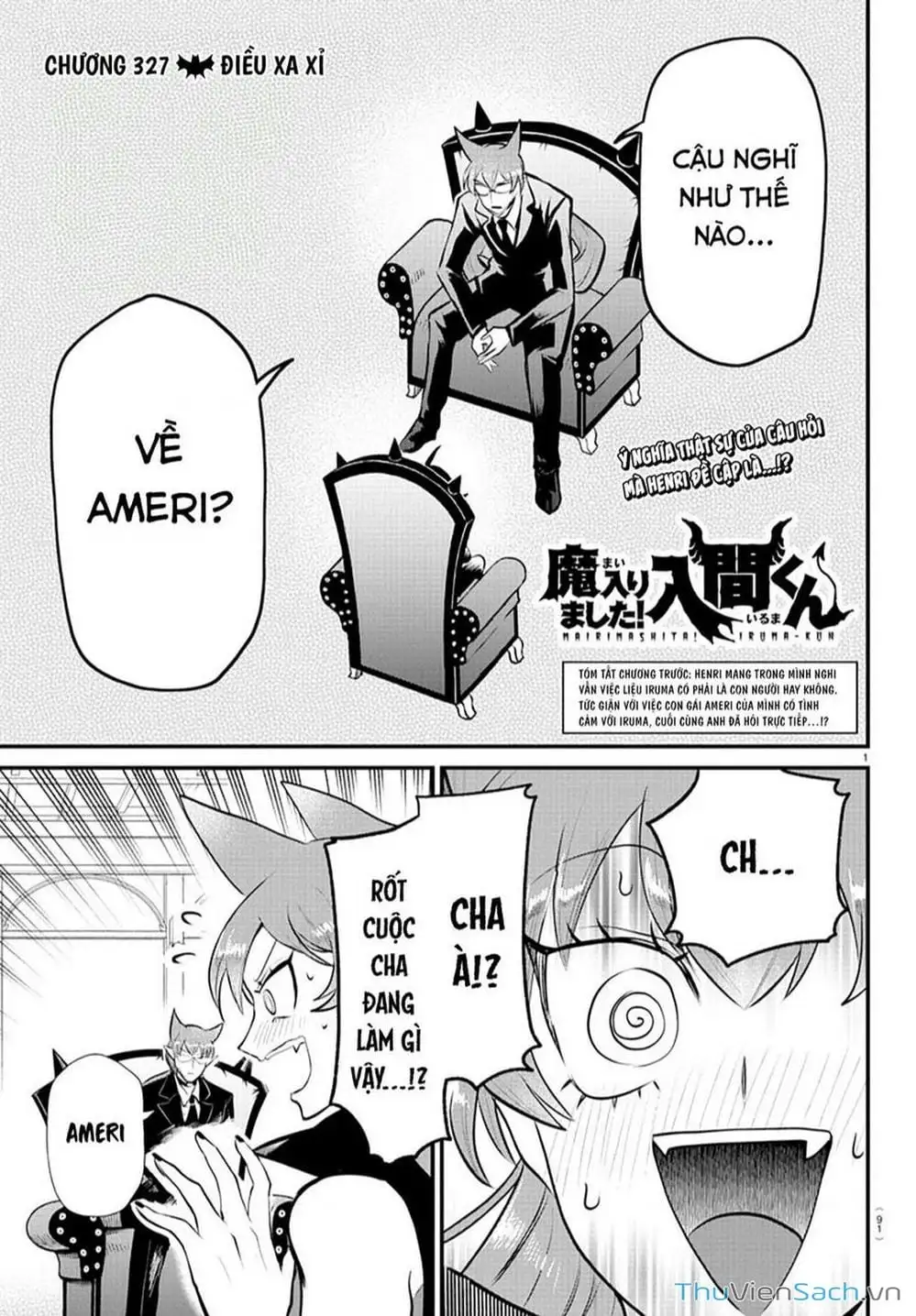 Truyện Tranh Chào Mừng Cậu Đến Trường Iruma-Kun trang 7