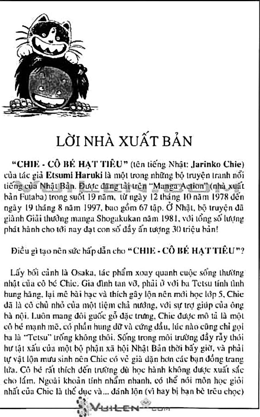 Truyện Tranh Chie - Cô Bé Hạt Tiêu trang 2