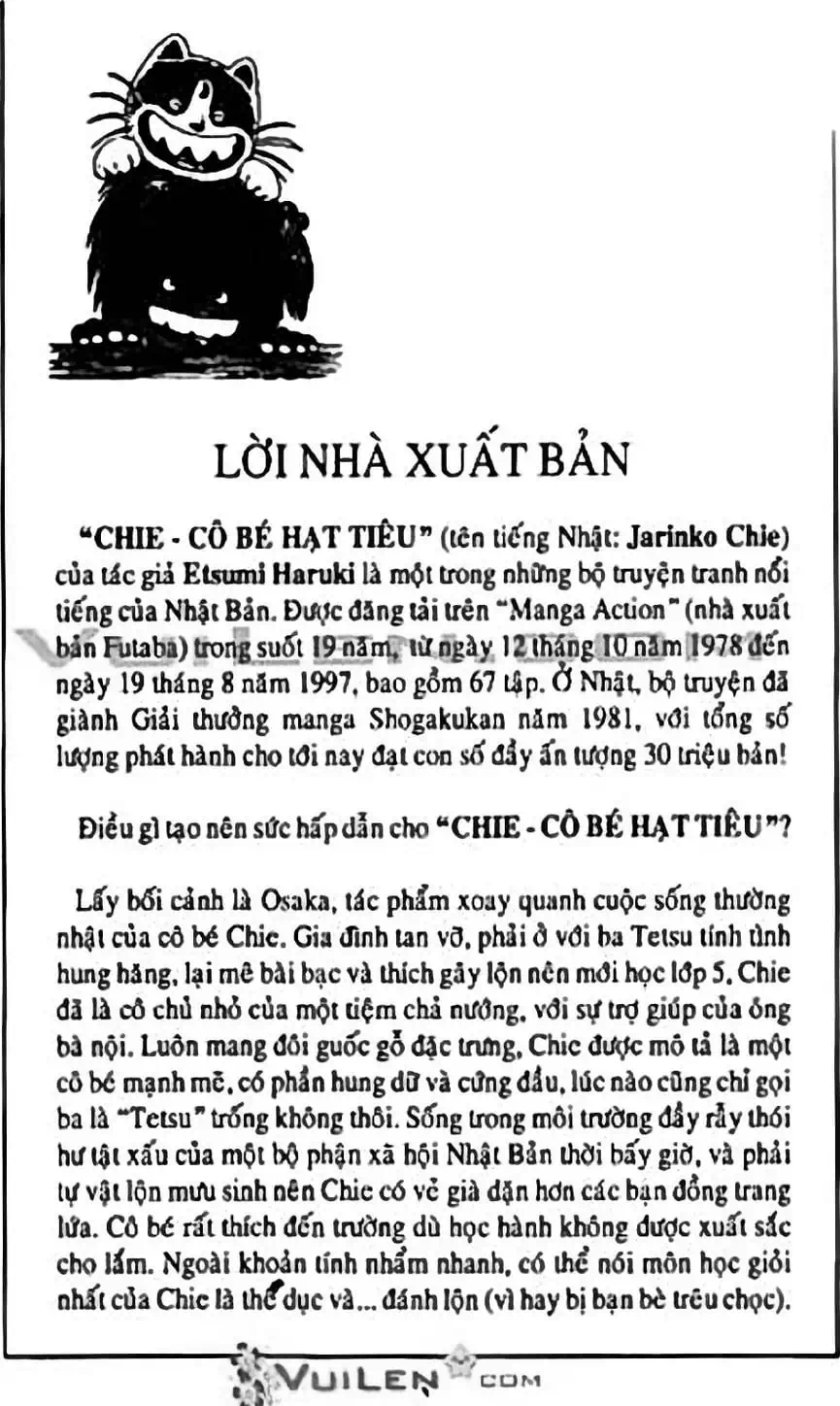 Truyện Tranh Chie - Cô Bé Hạt Tiêu trang 2