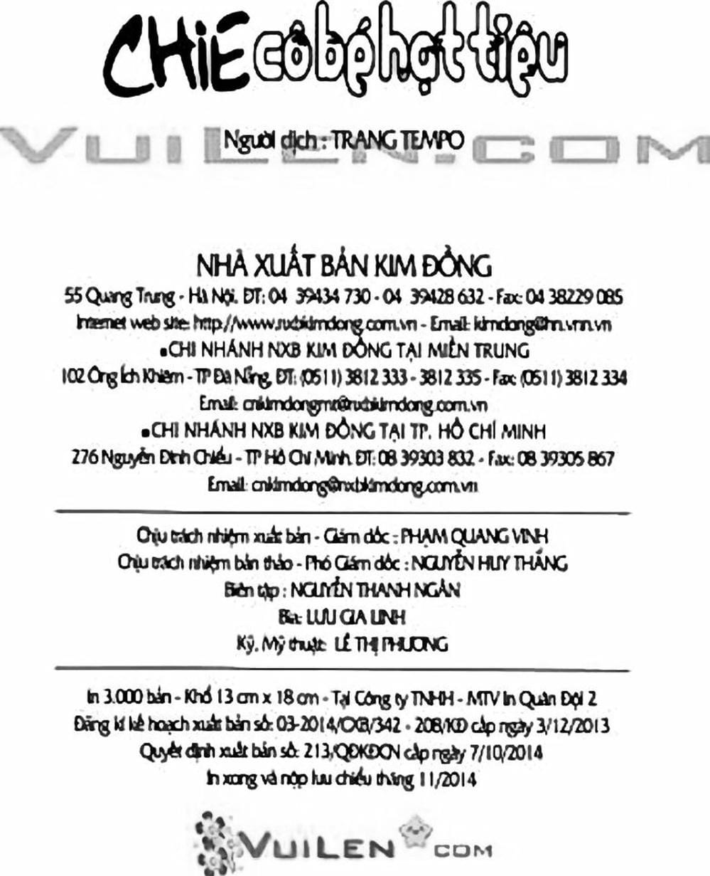 Truyện Tranh Chie - Cô Bé Hạt Tiêu trang 2