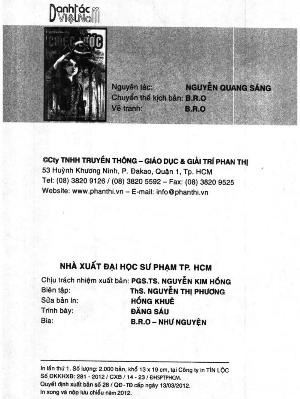 Truyện Tranh Truyện Tranh Chiếc Lược Ngà trang 2