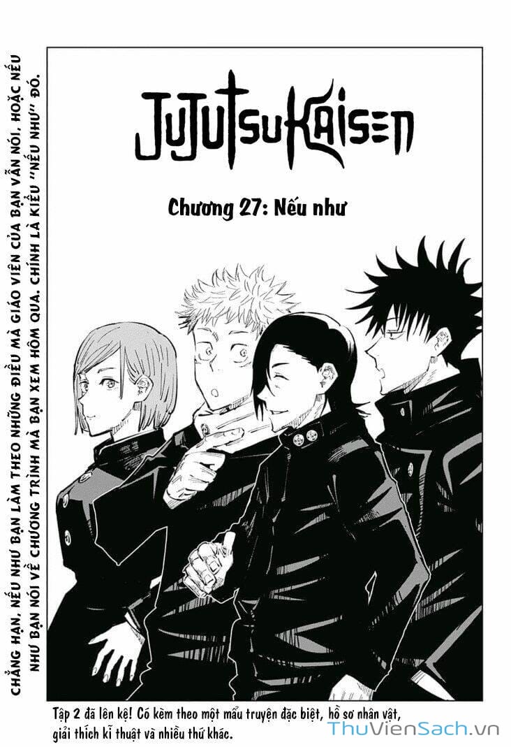 Truyện Tranh Chú Thuật Hồi Chiến - Jujutsu Kaisen trang 5