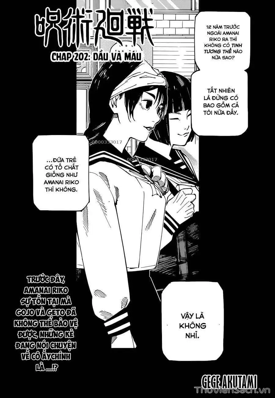 Truyện Tranh Chú Thuật Hồi Chiến - Jujutsu Kaisen trang 5