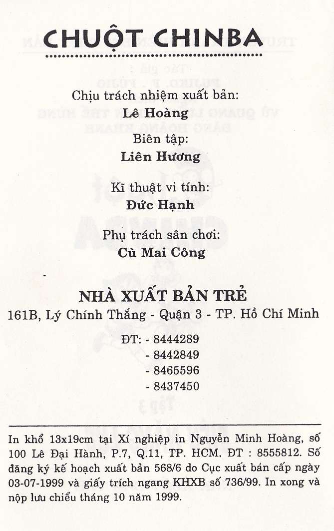 Truyện Tranh Chuột Chinpui - Doraemon trang 4