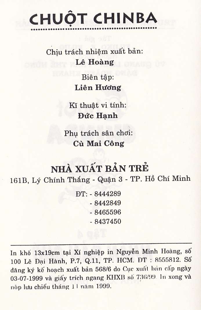 Truyện Tranh Chuột Chinpui - Doraemon trang 4