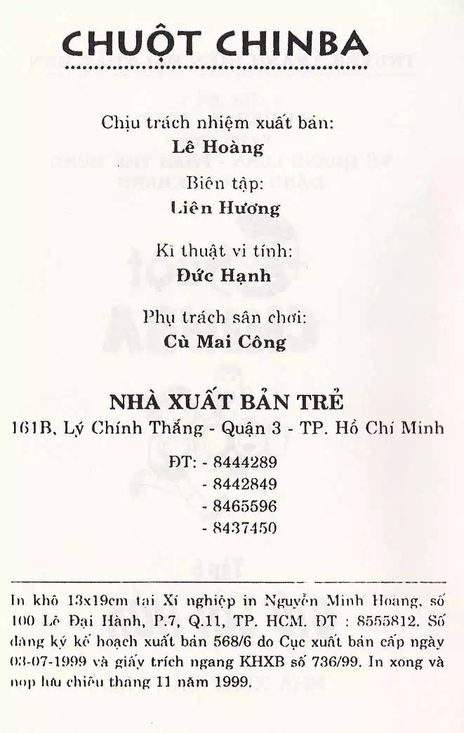 Truyện Tranh Chuột Chinpui - Doraemon trang 4