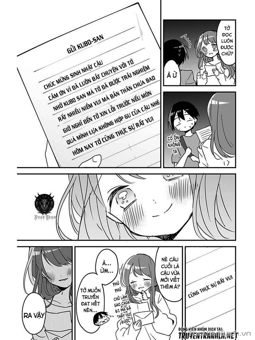 Truyện Tranh Chuyện Tào Lao Của A Hoàn - Kubo-San Wa Boku (Mobu) Wo Yurusanai trang 3