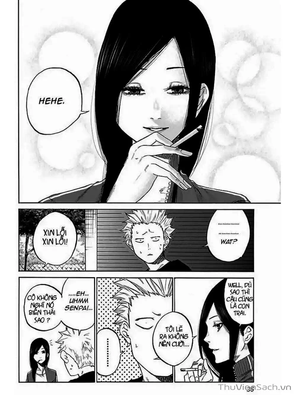 Truyện Tranh Thuốc Lá Senpai Và Kouhai Anh Đào - Cigarette And Cherry trang 4