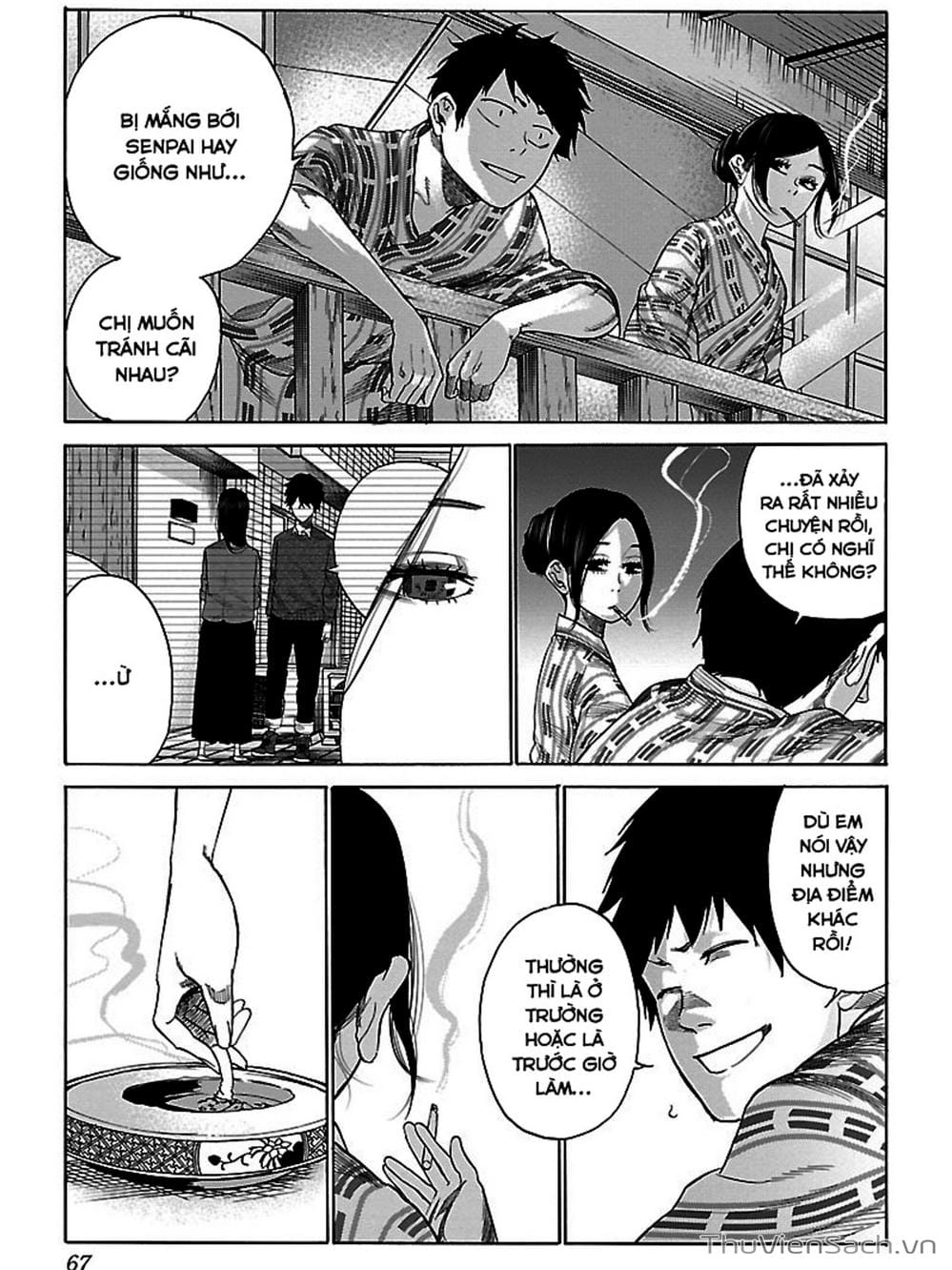 Truyện Tranh Thuốc Lá Senpai Và Kouhai Anh Đào - Cigarette And Cherry trang 4
