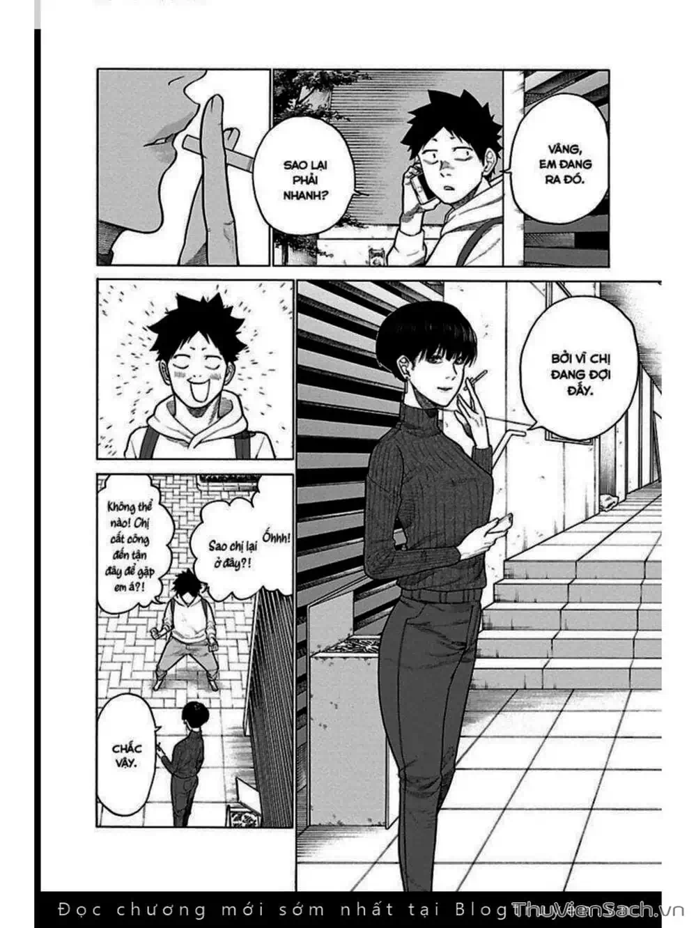 Truyện Tranh Thuốc Lá Senpai Và Kouhai Anh Đào - Cigarette And Cherry trang 4