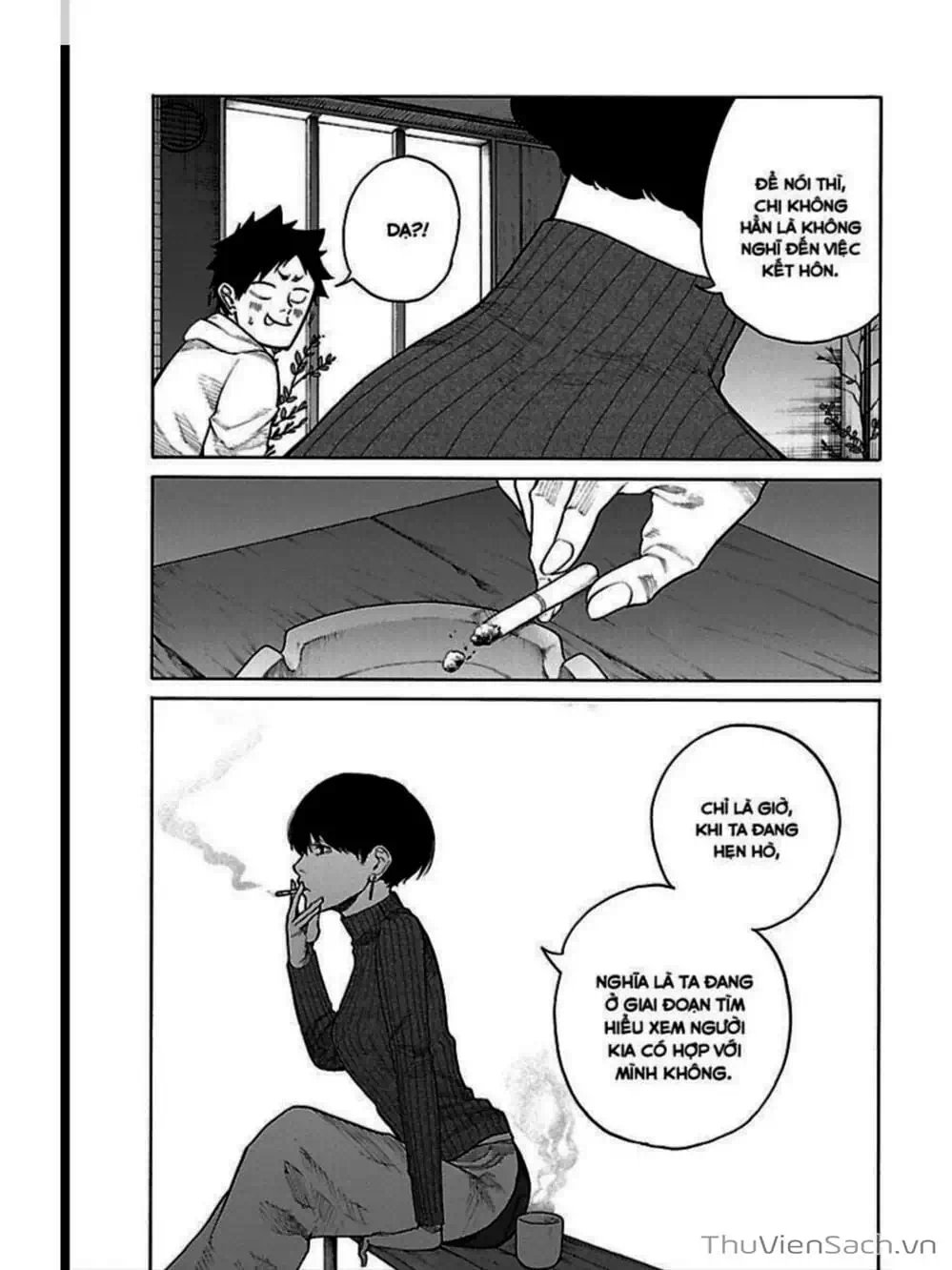 Truyện Tranh Thuốc Lá Senpai Và Kouhai Anh Đào - Cigarette And Cherry trang 4