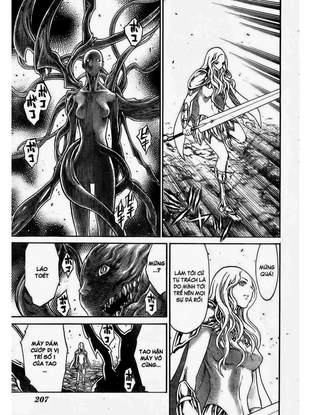 Truyện Tranh Claymore Mắt Bạc trang 4
