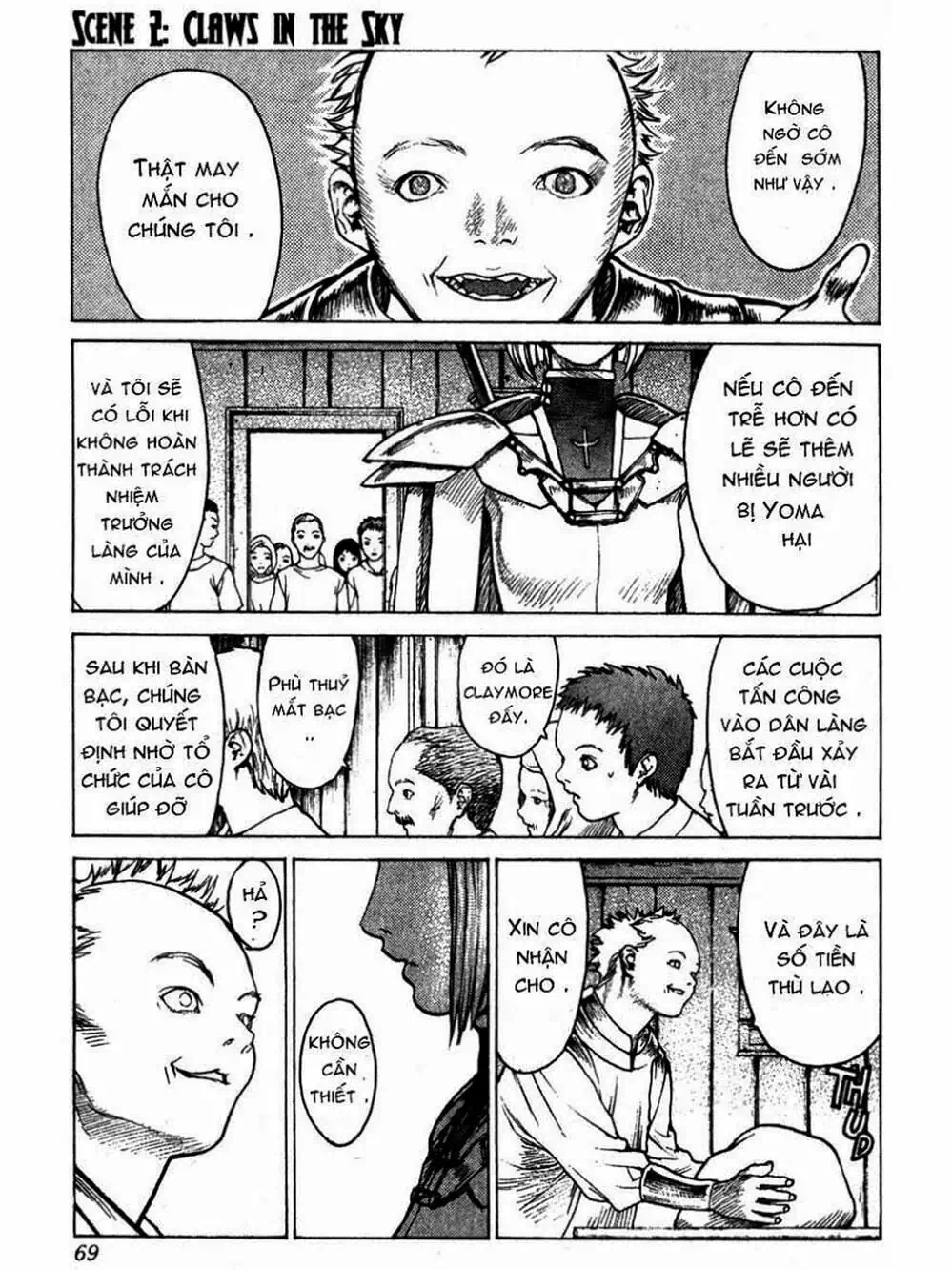 Truyện Tranh Claymore Mắt Bạc trang 4