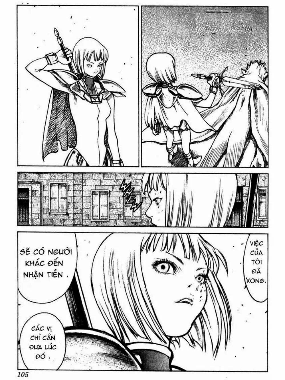 Truyện Tranh Claymore Mắt Bạc trang 4
