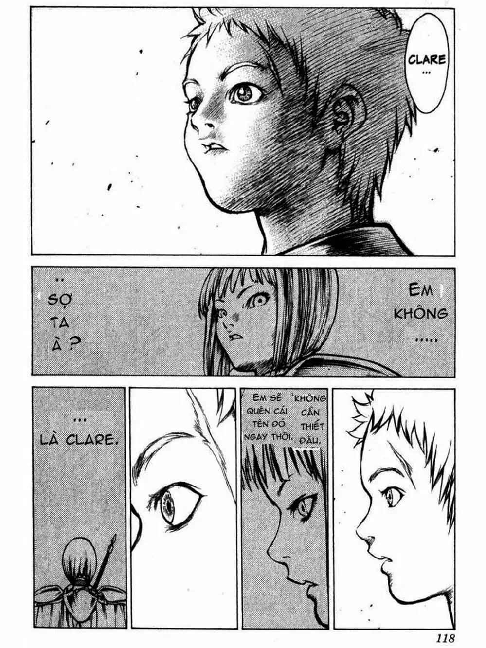 Truyện Tranh Claymore Mắt Bạc trang 4