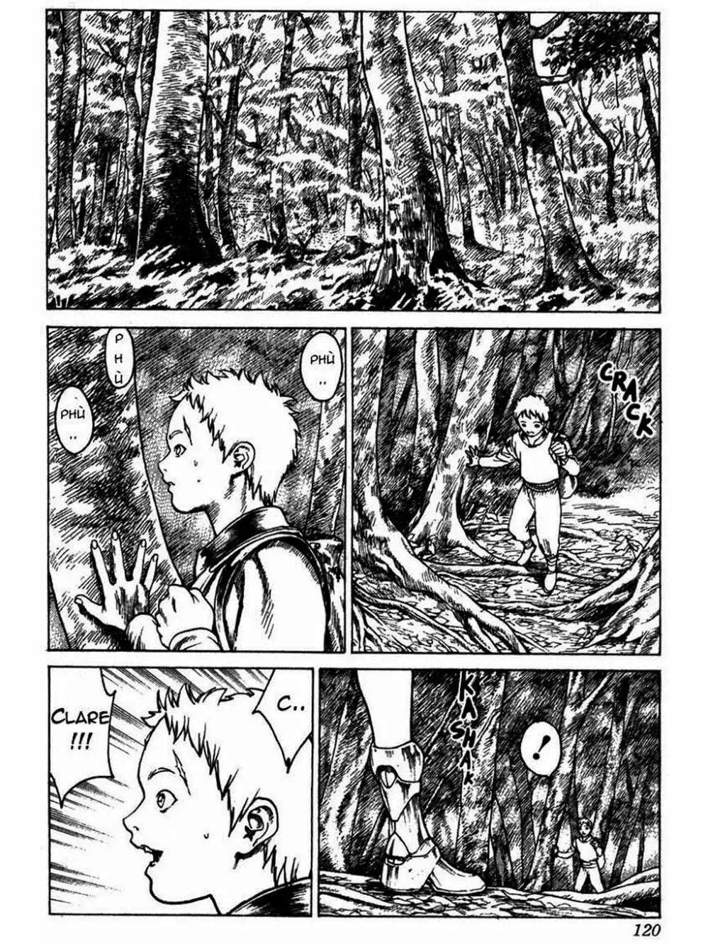 Truyện Tranh Claymore Mắt Bạc trang 4