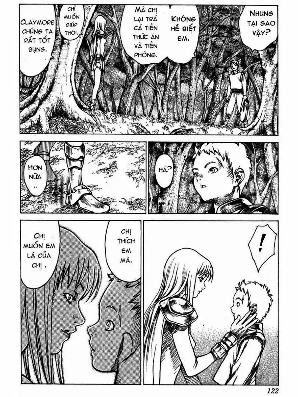 Truyện Tranh Claymore Mắt Bạc trang 4