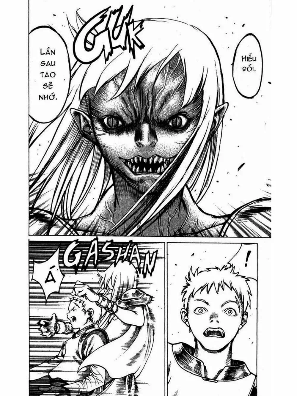Truyện Tranh Claymore Mắt Bạc trang 4