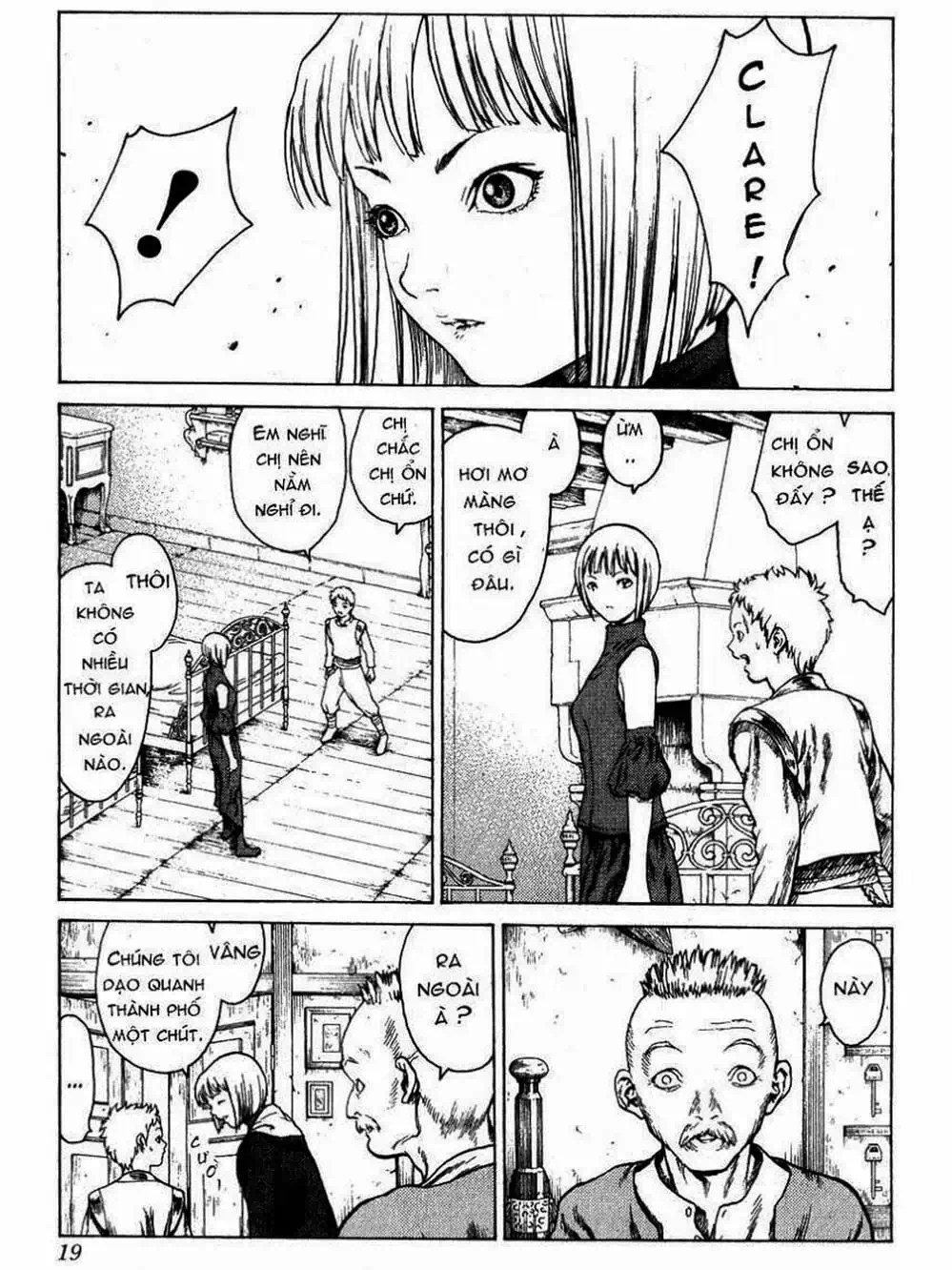 Truyện Tranh Claymore Mắt Bạc trang 4