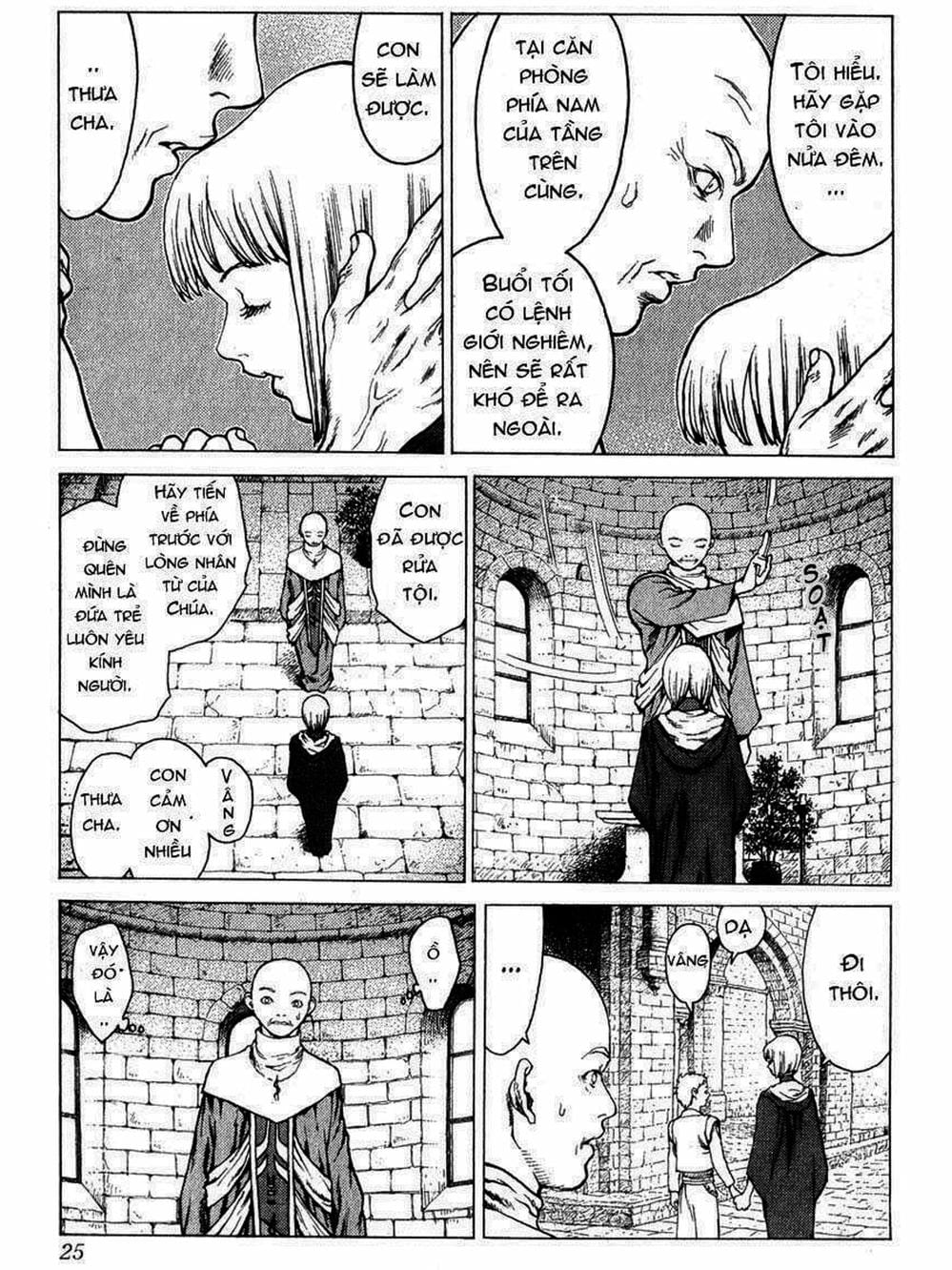 Truyện Tranh Claymore Mắt Bạc trang 4