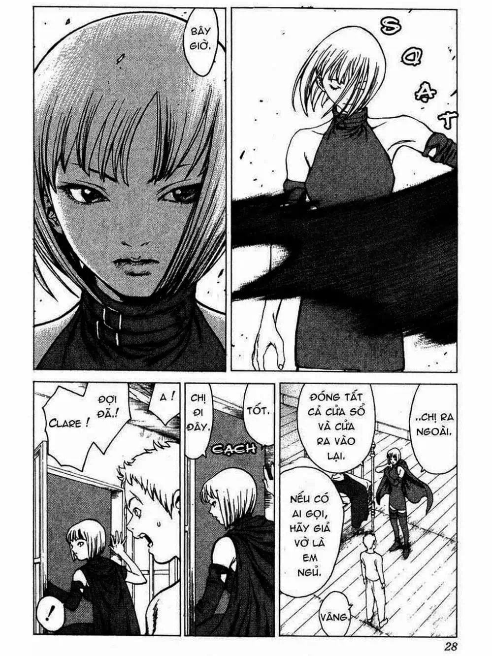 Truyện Tranh Claymore Mắt Bạc trang 4