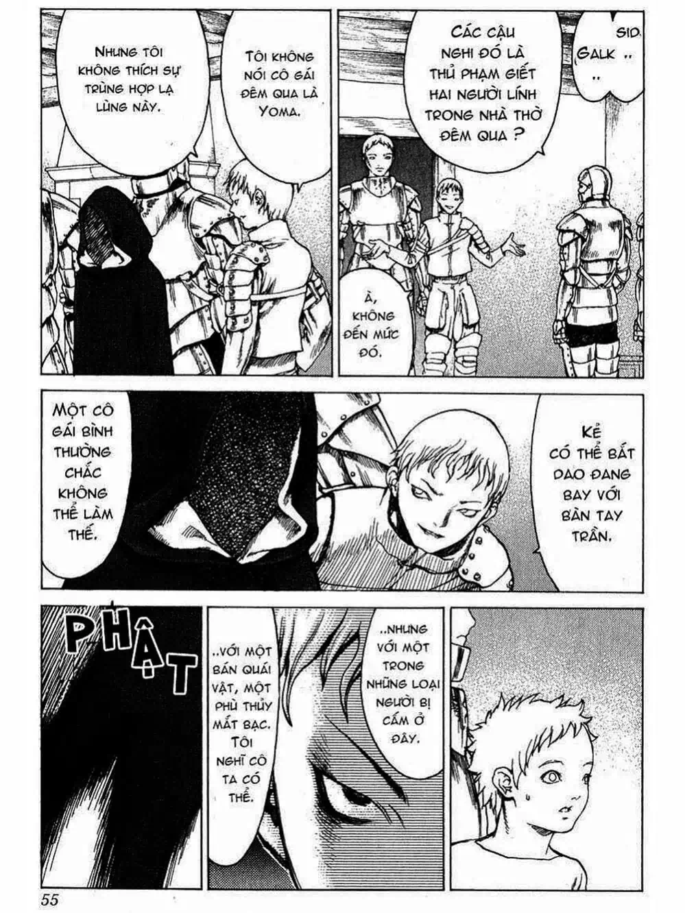 Truyện Tranh Claymore Mắt Bạc trang 4