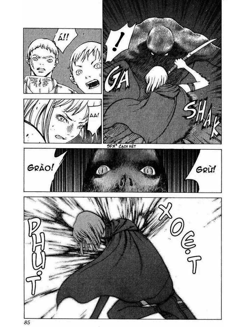 Truyện Tranh Claymore Mắt Bạc trang 4