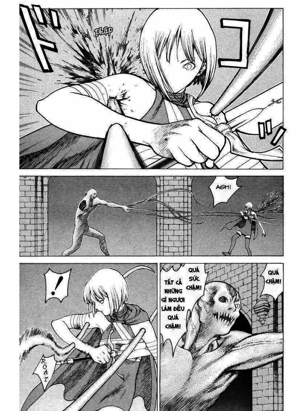 Truyện Tranh Claymore Mắt Bạc trang 4
