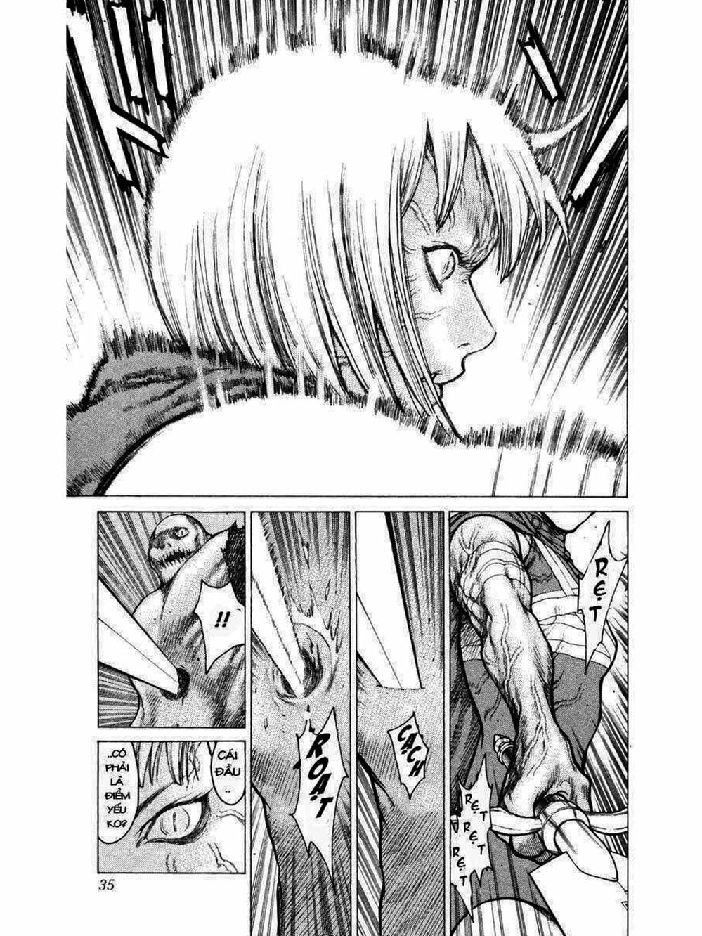 Truyện Tranh Claymore Mắt Bạc trang 4