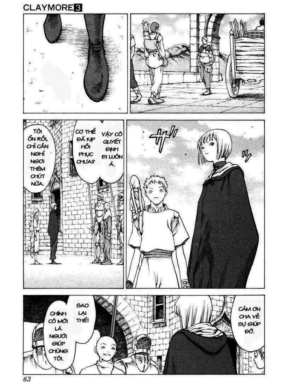 Truyện Tranh Claymore Mắt Bạc trang 4