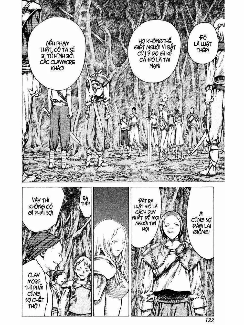 Truyện Tranh Claymore Mắt Bạc trang 4