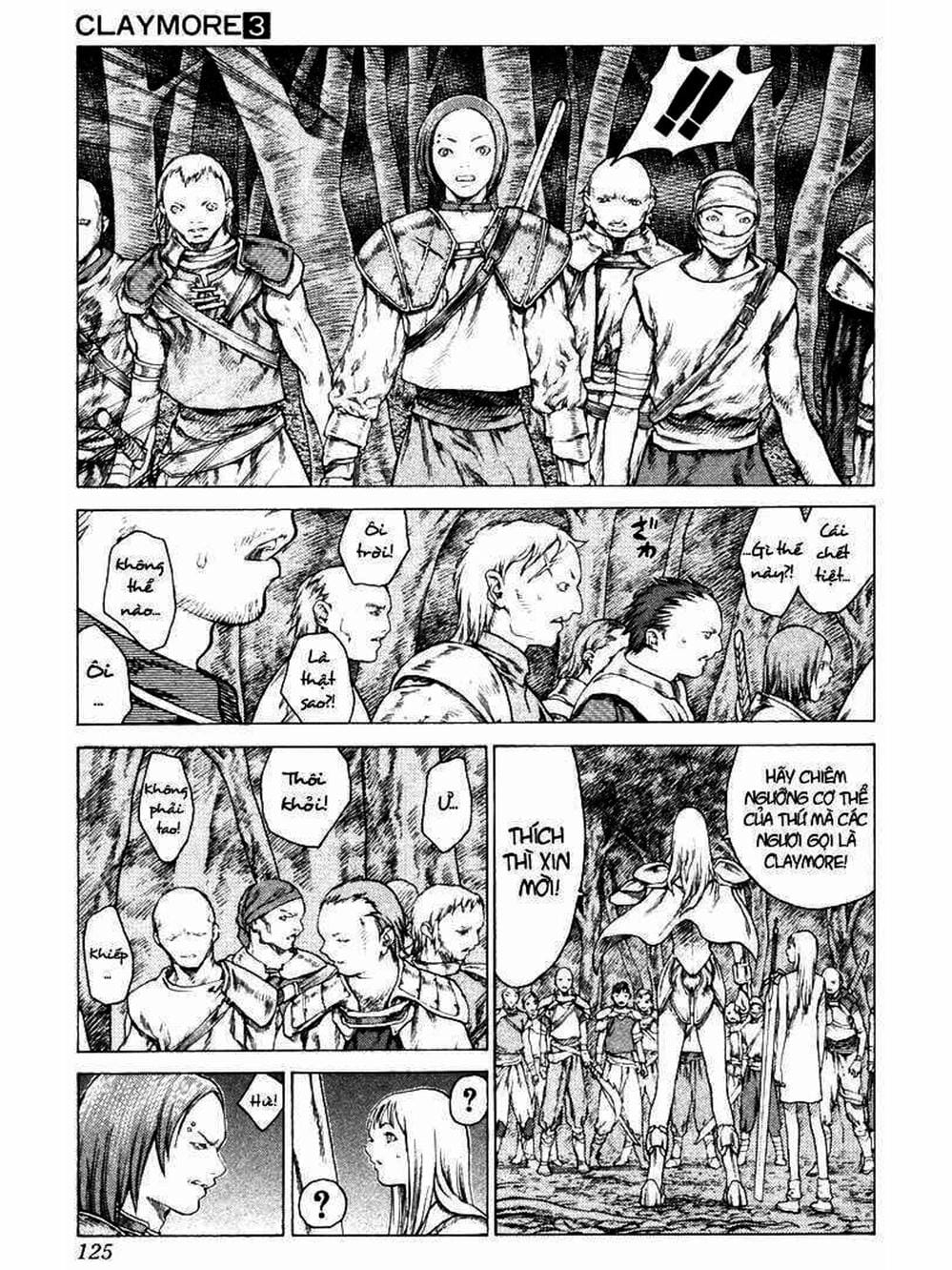 Truyện Tranh Claymore Mắt Bạc trang 4