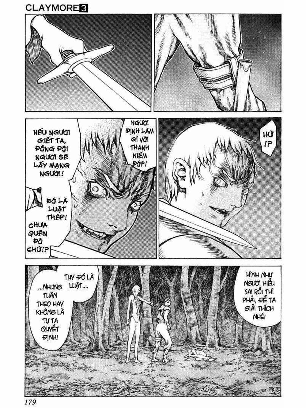 Truyện Tranh Claymore Mắt Bạc trang 4