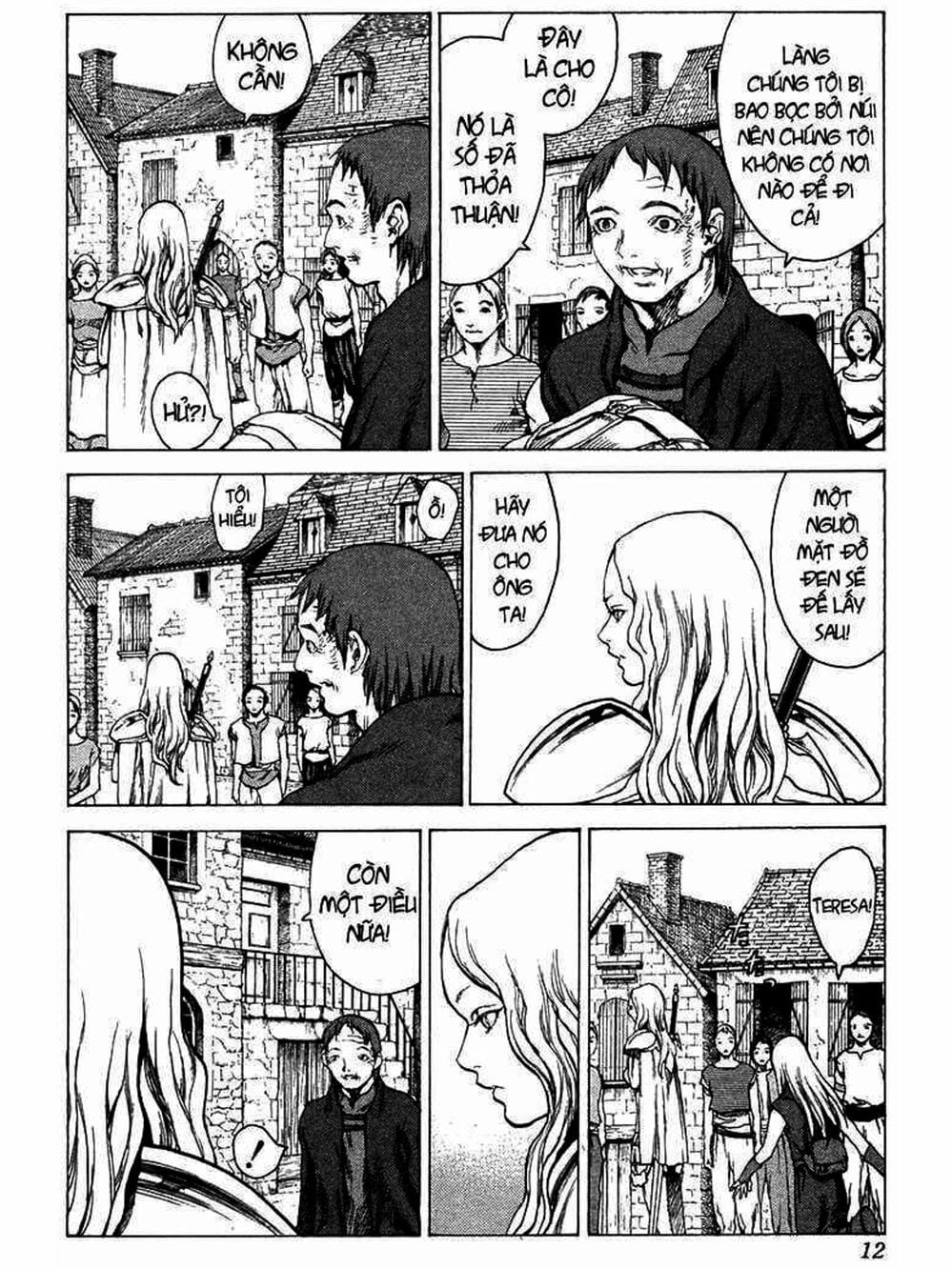 Truyện Tranh Claymore Mắt Bạc trang 4