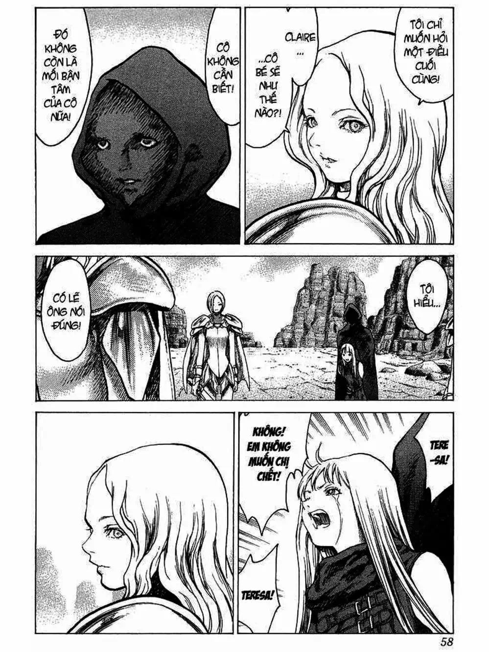 Truyện Tranh Claymore Mắt Bạc trang 4