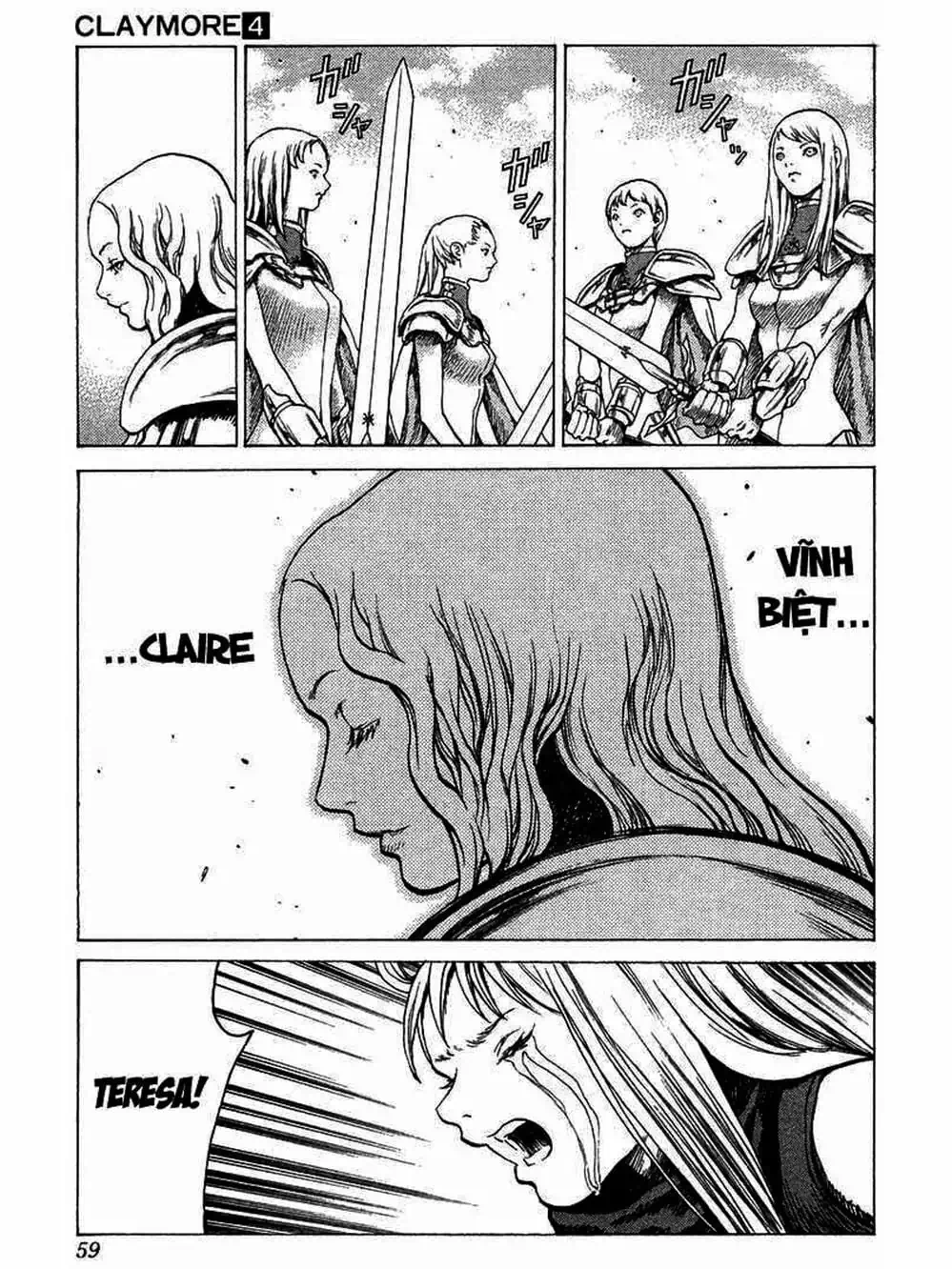 Truyện Tranh Claymore Mắt Bạc trang 4