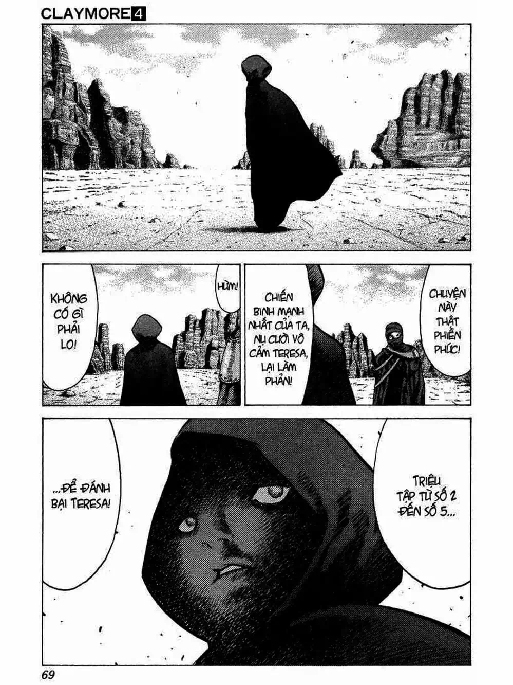 Truyện Tranh Claymore Mắt Bạc trang 4