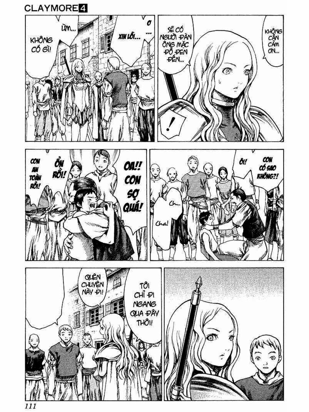 Truyện Tranh Claymore Mắt Bạc trang 4