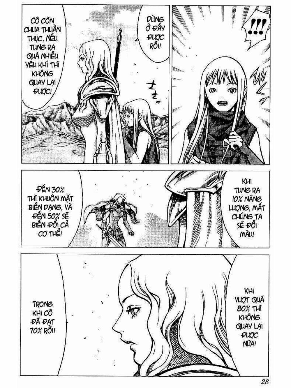 Truyện Tranh Claymore Mắt Bạc trang 4
