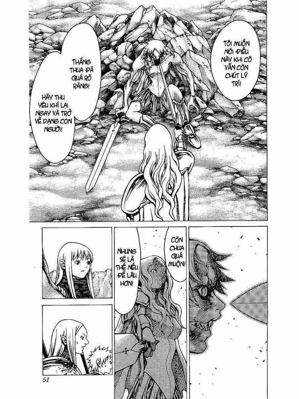 Truyện Tranh Claymore Mắt Bạc trang 4