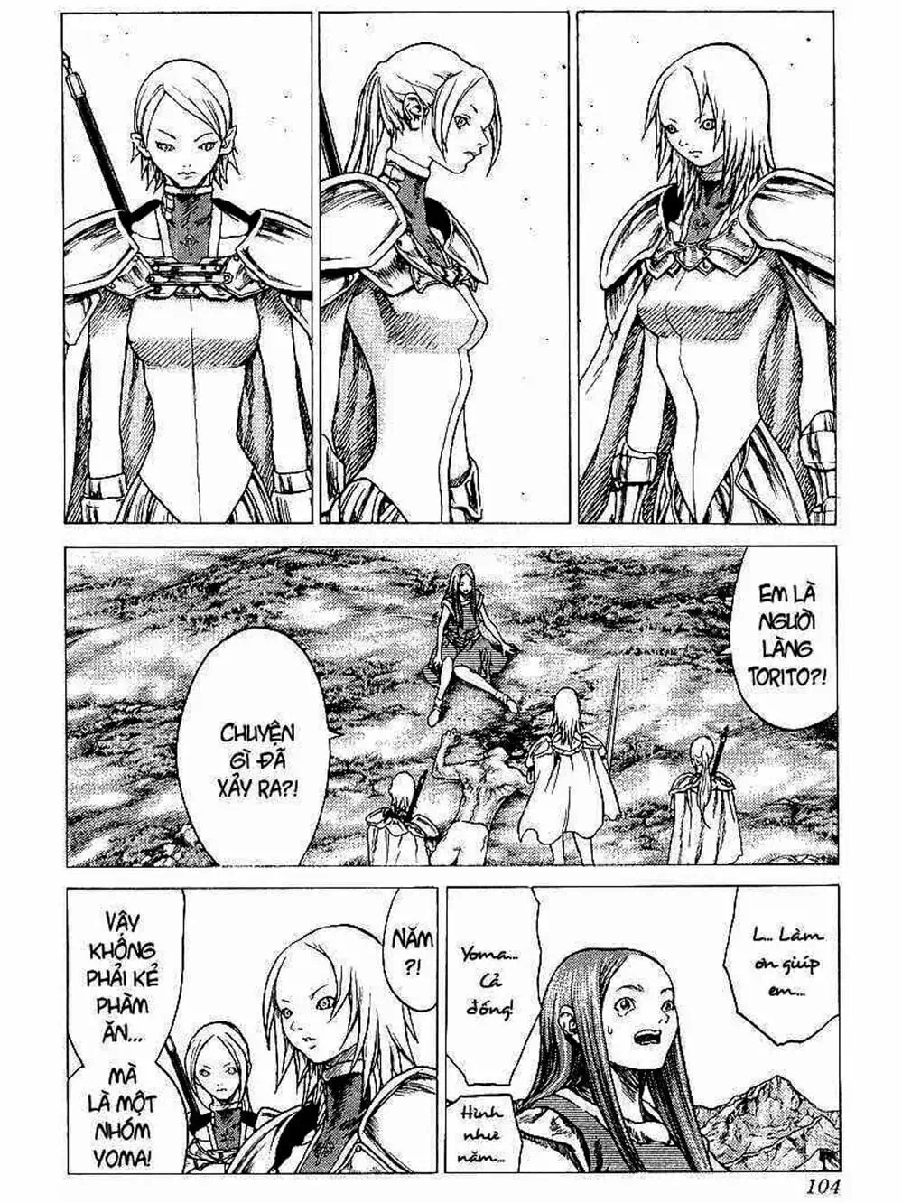 Truyện Tranh Claymore Mắt Bạc trang 4