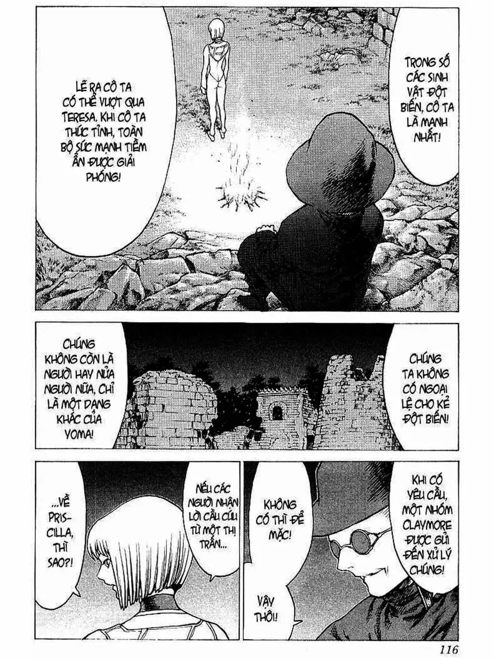Truyện Tranh Claymore Mắt Bạc trang 4