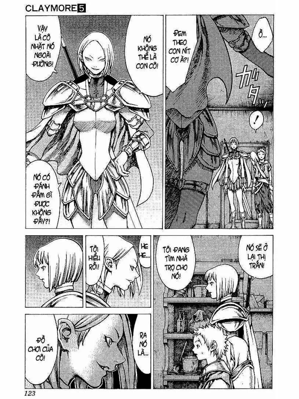 Truyện Tranh Claymore Mắt Bạc trang 4