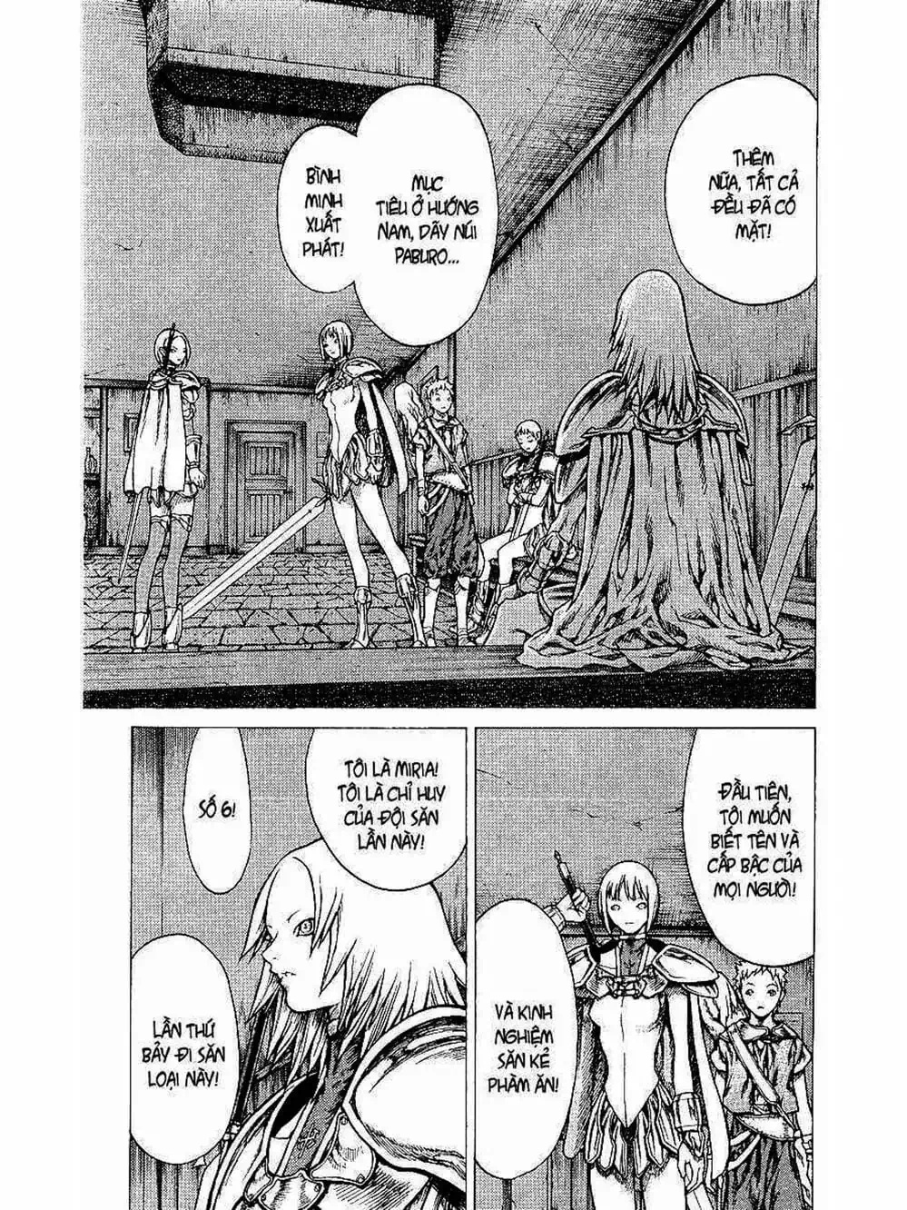 Truyện Tranh Claymore Mắt Bạc trang 4