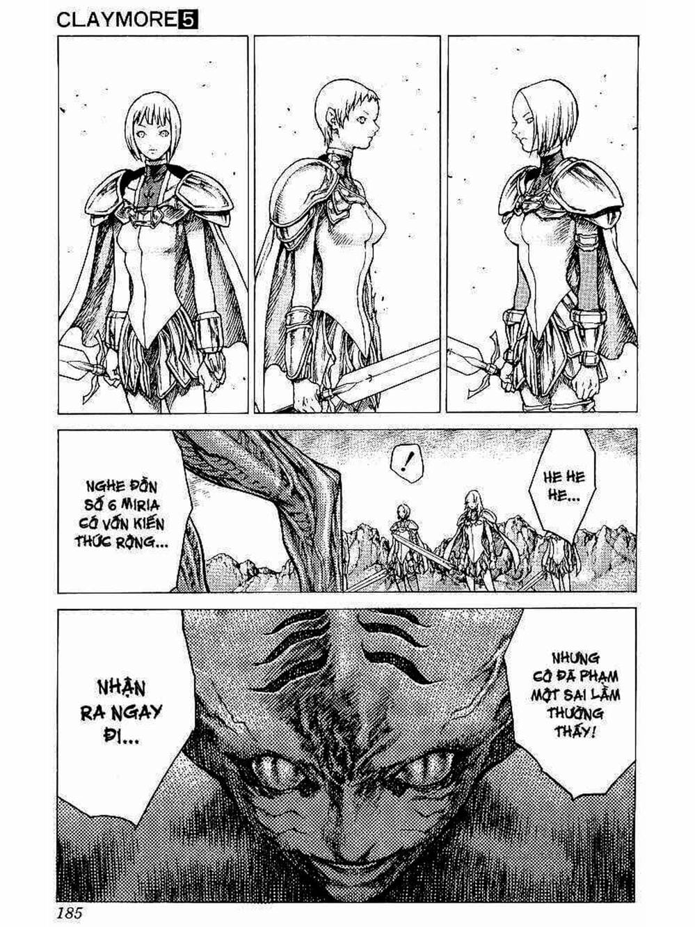 Truyện Tranh Claymore Mắt Bạc trang 4