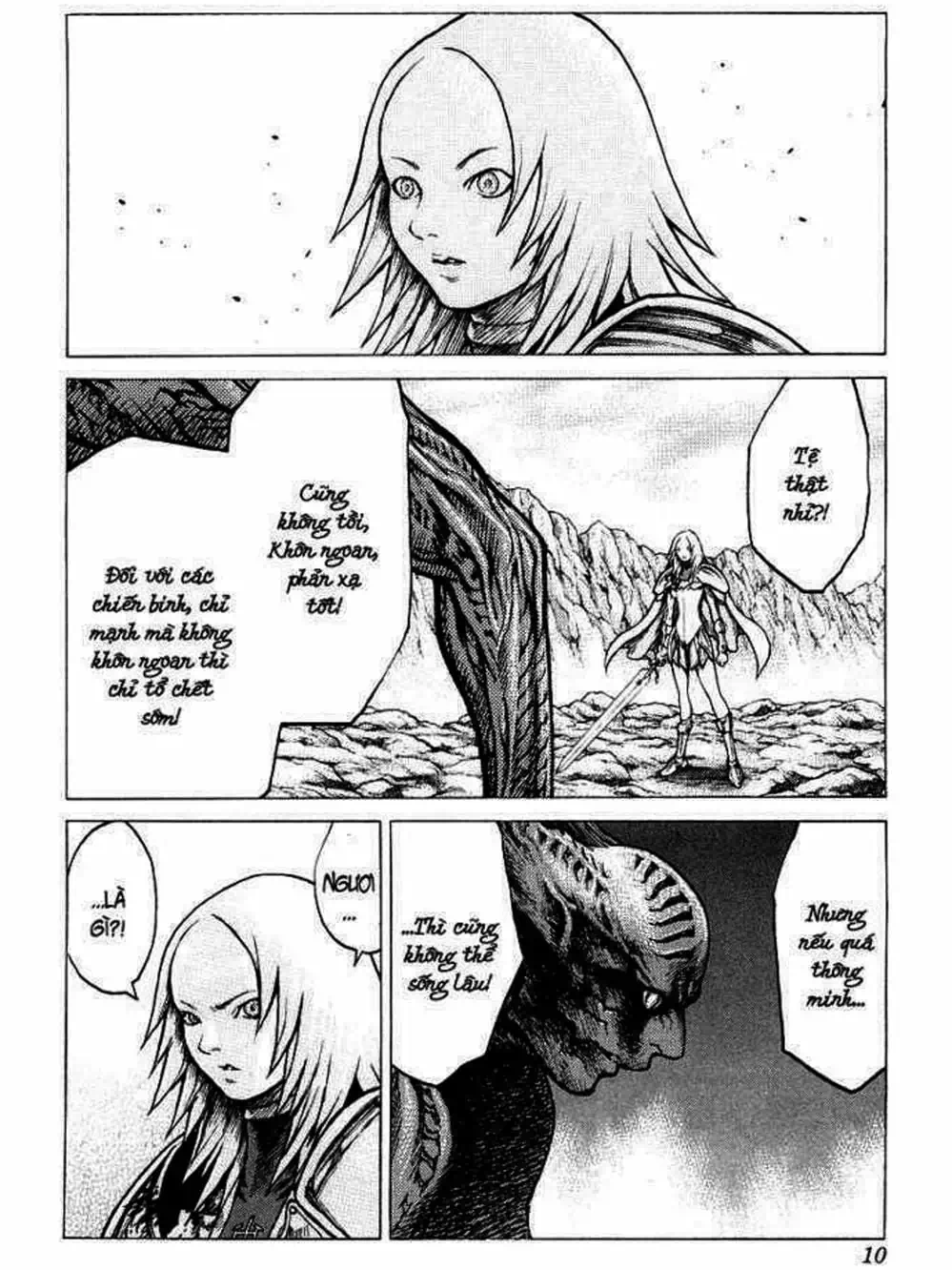 Truyện Tranh Claymore Mắt Bạc trang 4
